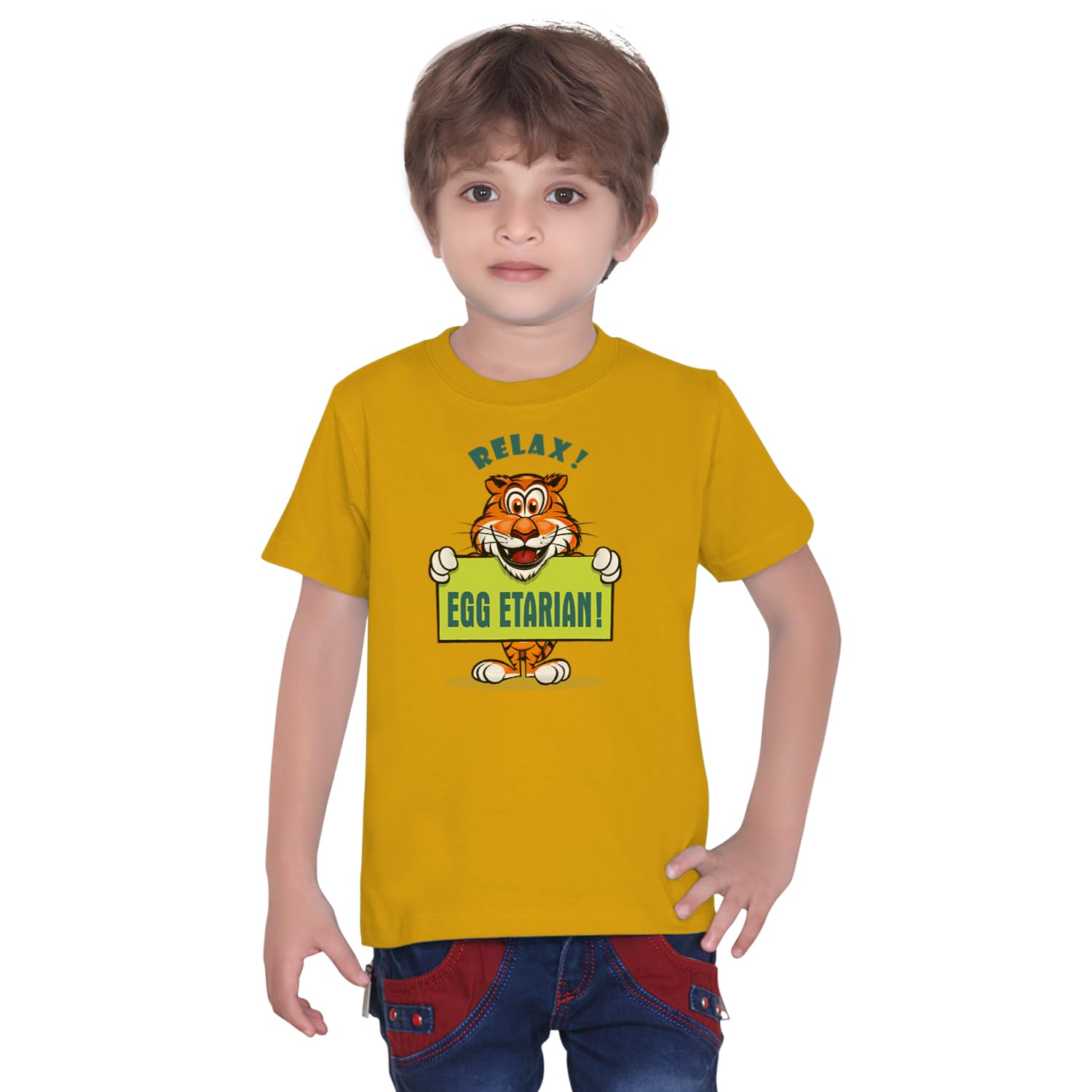 Eggetarian Kids Original Brand (Since 1997) – Cracking Fun with Playful Style! 100% Soft Cotton, Double Enzyme Washed, Eco-Friendly Dyeing, Super Comfort, Long Lasting.-image-46