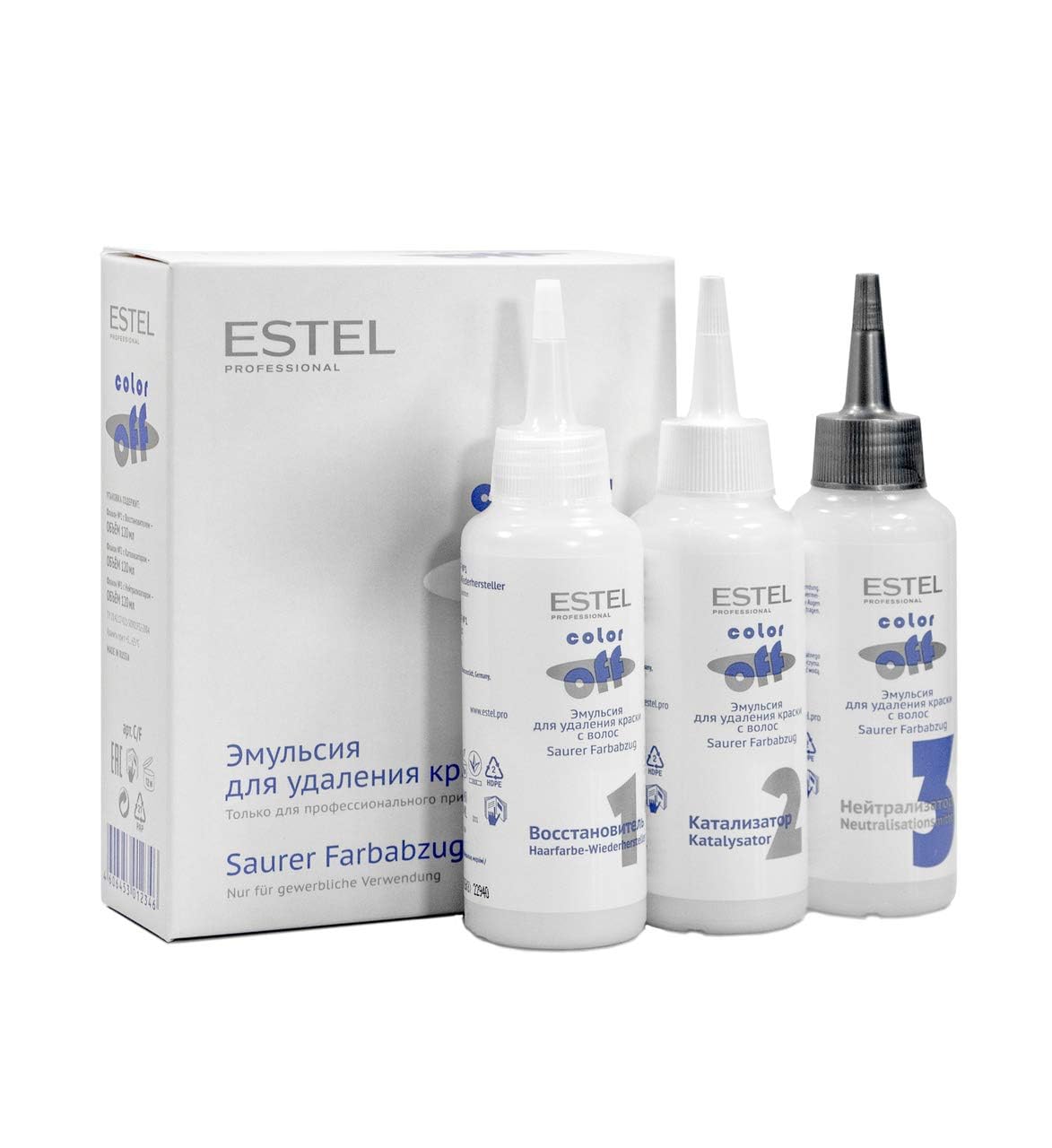 Estel Color Off zmywacz permanentny kolor 3x120ml
