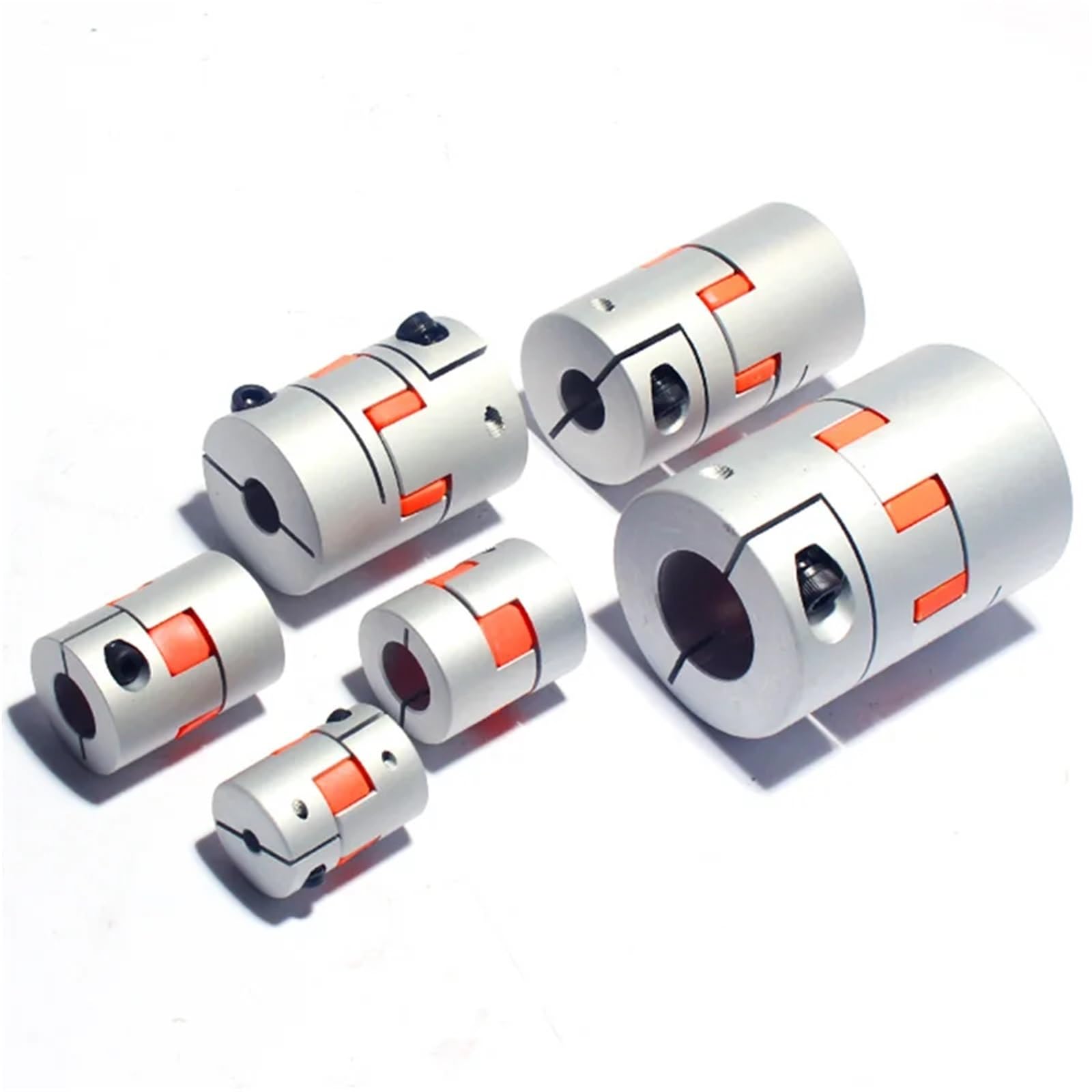 Coupleur flexible en aluminium à quatre mâchoires D30L40, codeur CNC, 8/9/10/11/12/12,7 mm, 1 pièce(7x14)