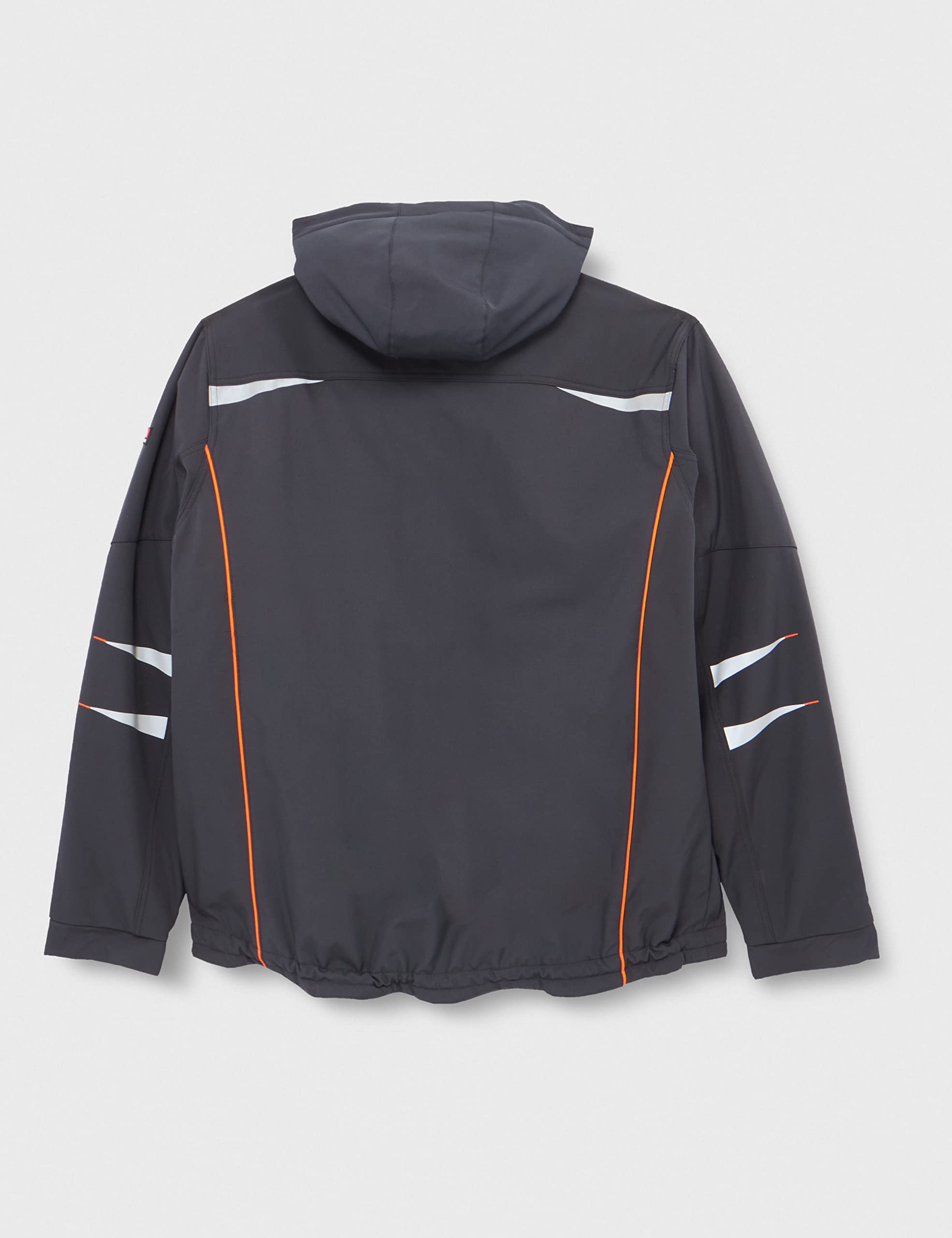 Bullstar Thermo-Softshelljacke ULTRA (Farbe grau, Größe XXL, Funktionsjacke für jedes Wetter, mit Kaputze, Arbeitskleidung) 9342-0-400-XXL