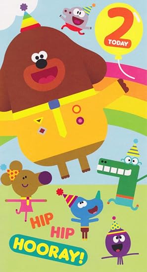 Hey Duggee HD001 Age 2 Birthday Card : Amazon.co.uk: Stationery ...