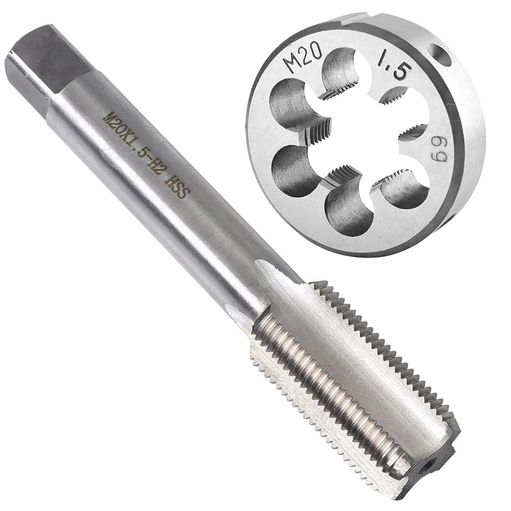 Jeu de tarauds et filières M20 x 1,5 mm HSS pour restaurer la mécanique de votre atelier