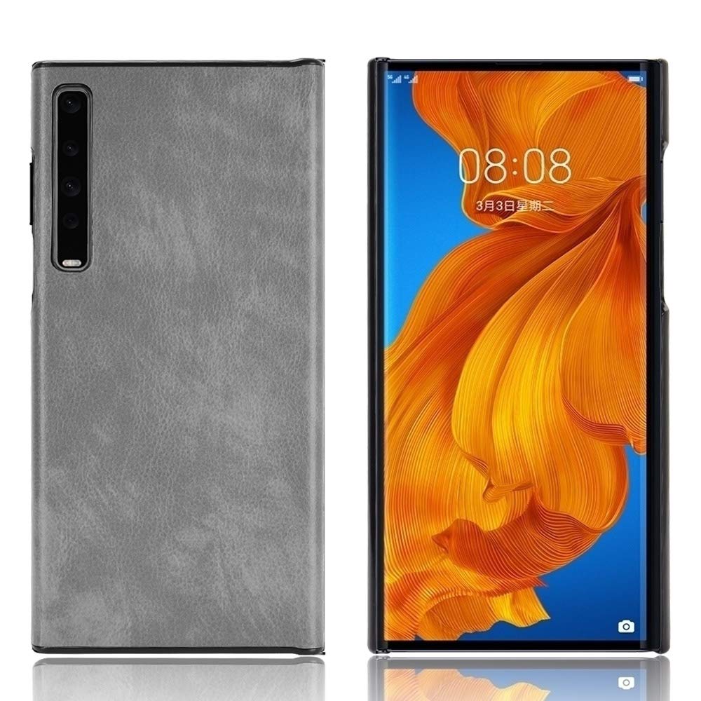 COQUEHuawei Mate XS Case,Lychee texture phone case for Huawei Mate XS(Gray)