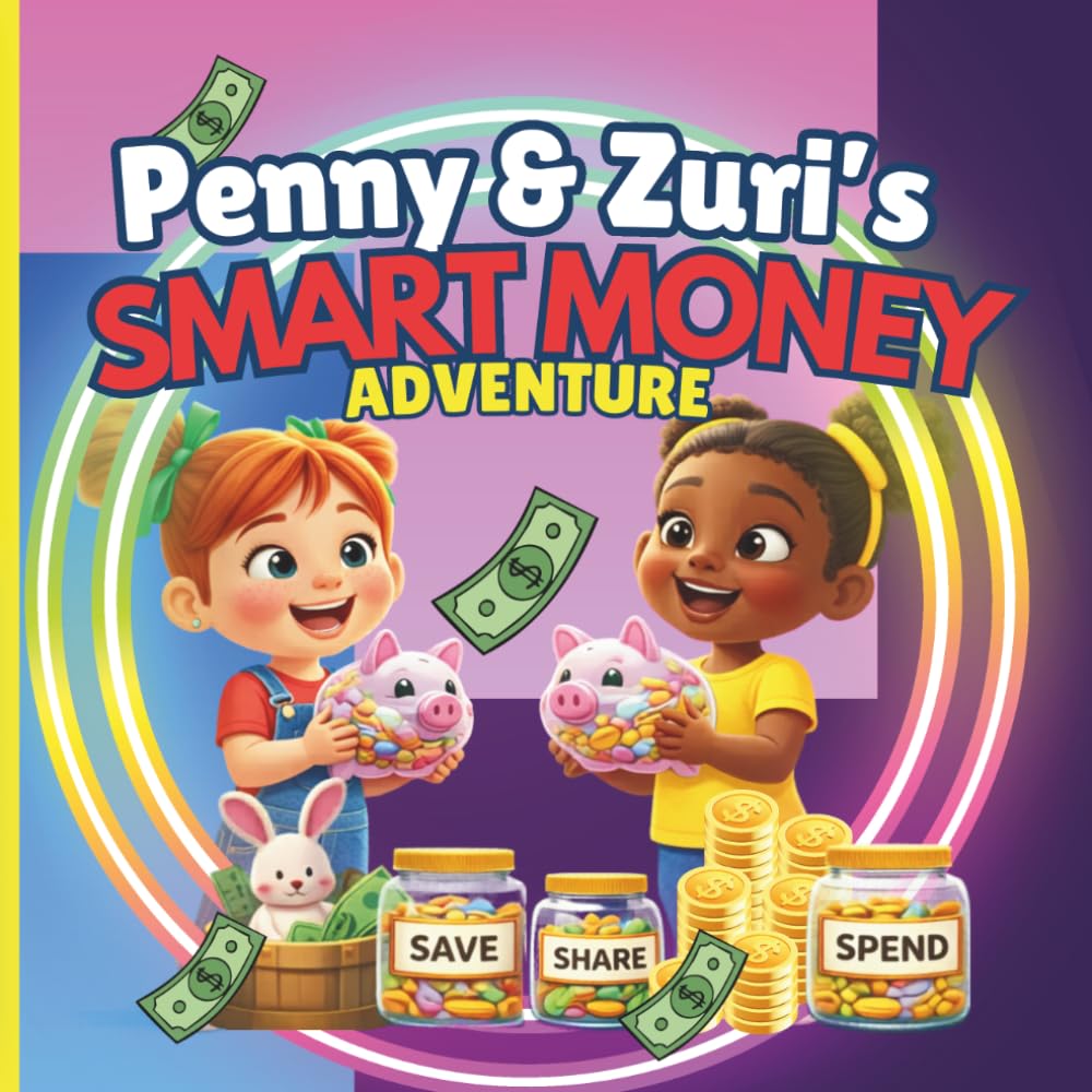 Penny & Zuri’s Smart Money Adventure:: Teaches how to Save, Spend & Share Money