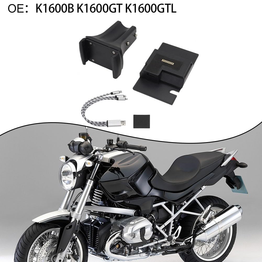 Soporte de navegación GPS para motocicleta con cargador USB para BMW K1600B/K1600GT/K1600GTL 2011 2020