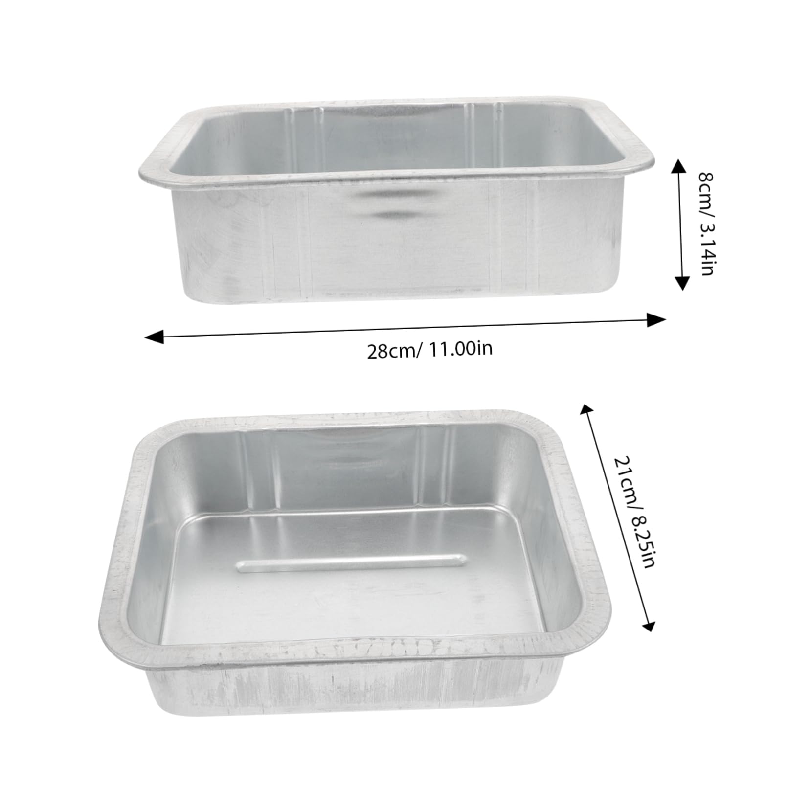 Ciieeo 2 Pièces D'huile Drain Plateau Bac à Huile Réparation Nettoyage Faire Le Ménage Poêle Égouttoirs pour Bac De Vidange D'huile De Voiture Acier