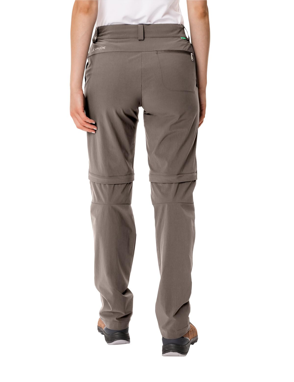 VAUDE Wanderhose Damen Farley Stretch Zip-Off Hose II, Wasserabweisende Zip-Off Trekkinghose, Bequeme Stretch-Wanderhose – strapazierfähig & schnelltrocknend
