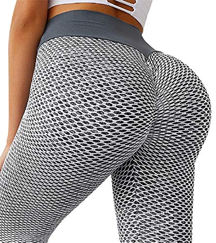 A AGROSTE TIK Tok Leggings for Women Butt Lifting Leggings Workout Scrunch Seamless Leggings High Waisted Booty Yoga Pants