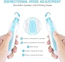 KMJSA- Electric Nail Care Kit for Babies – Safe Nail Trimmer & Polisher with 6 Grinding Heads, 4 Speed Modes (R2/R1/L1/L2), Whisper Quiet, Portable Grooming Set gallery image