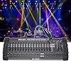 DMX512 Light Controller, DMX 384B Console, 384 Channels, 240 Scenes, DJ Domination Platform Stage Lighting Console, for School Concerts Party Disco KTV Club