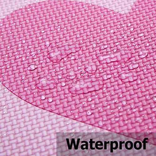 Tamiplay Foam Play Mat For Kids，25Pcs Square Interlocking Puzzle Floor Mat，Baby Play Mat Floor Mat Foam Puzzle Playmat For Toddlers With Fence - Pink Heart #TOP4
