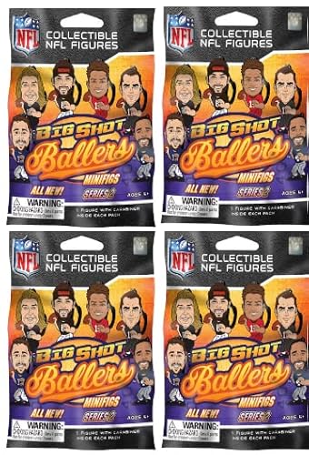 Teenymates Party Animal Big Shot Ballers 2021-22 NFL Series 2 Figures Blind Bags Gift Set Party Bund