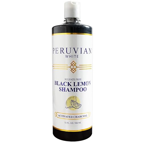 Champú de carbón activado con limón negro (12 oz.) disponible en Yaxa Colombia