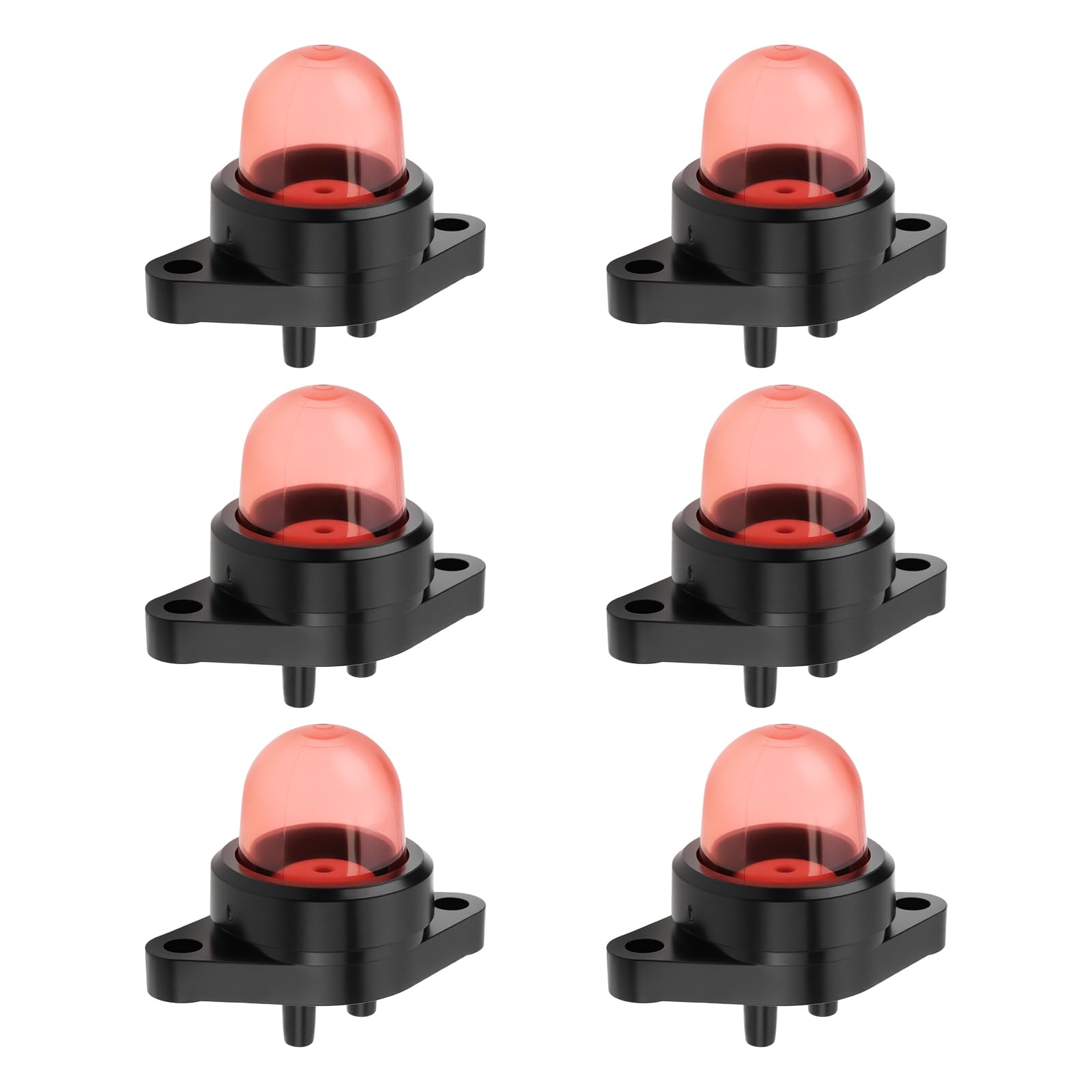 OTOTEC 6pcs Red Primer Bulbs Replacement Part 530071835 188-513 Compatible with Poulan Compatible with Craftsman Chainsaw