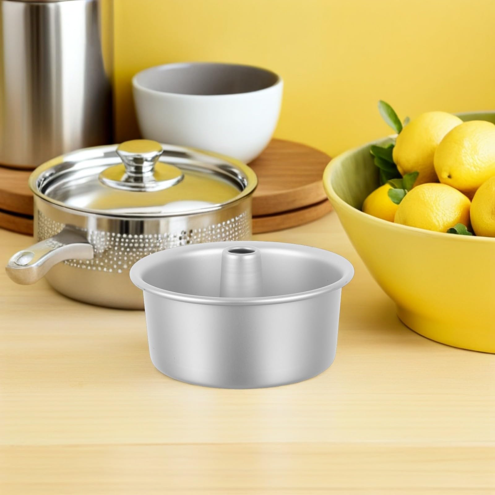 BESTOYARD Molde para Tarta de Queso de Aleación de Aluminio con Fondo Extraíble y Núcleo Desmontable para Hornear Resultados Uniformes en Repostería 2 Piezas