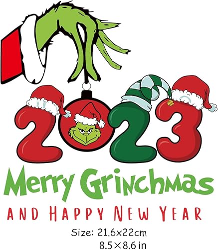 Miniatura 6 de 3 hojas de transferencia de Navidad para planchar, calcomanías de Navidad para planchar para camisetas, vinilo de transferencia de calor de Navidad