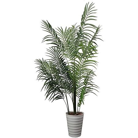Amazon Co Jp Roomnhome ルームアンドホーム 造花 アレカヤシ 87 87 100cm 人工 観葉植物 ホーム キッチン