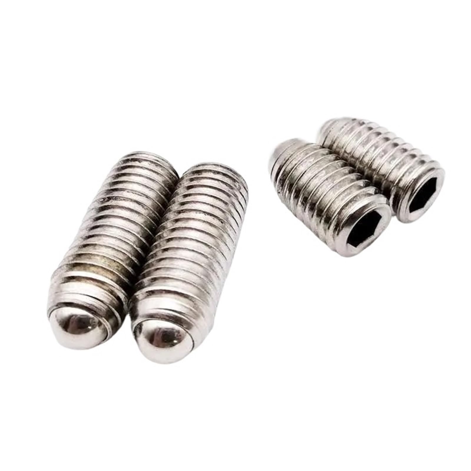 304 Stainless Steel Spring Ball Plunger Set Screw | Multicolor M3 5-16mm For Positioning Indexing Detent(Silver,16MM-M3)