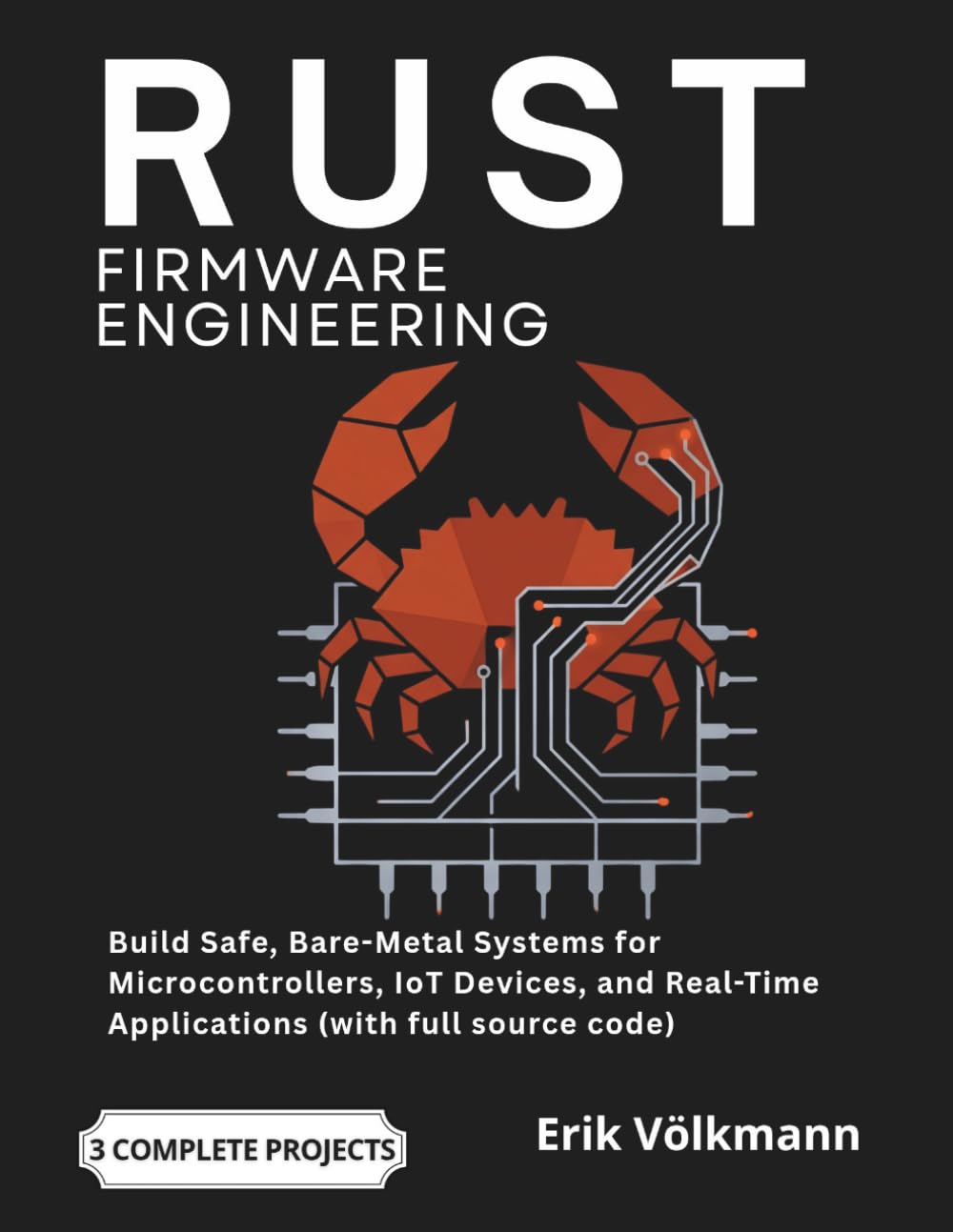RUST Firmware Engineering: The Complete Developer's Guide to Build Safe, Bare-Metal Systems for Microcontrollers, IoT Devices, and Real-Time Applications (with full source code)