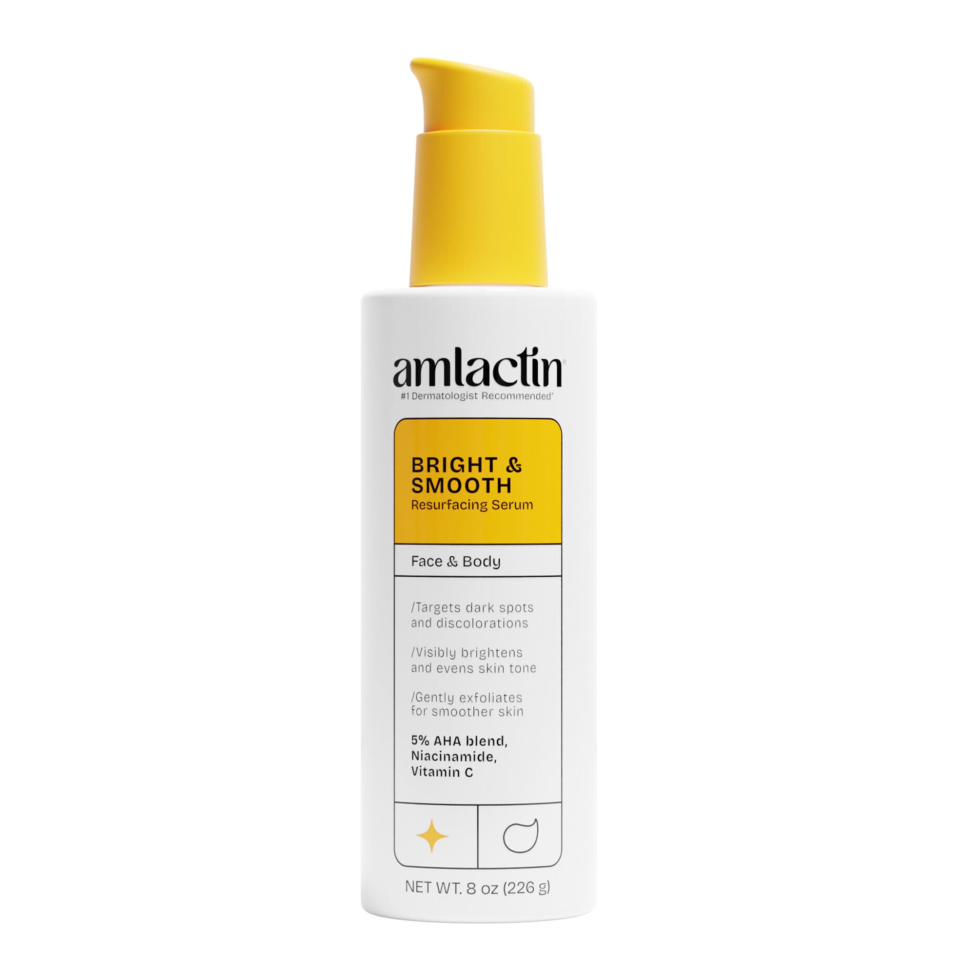 Amlactin Bright and Smooth Resurfacing Serum, 8oz