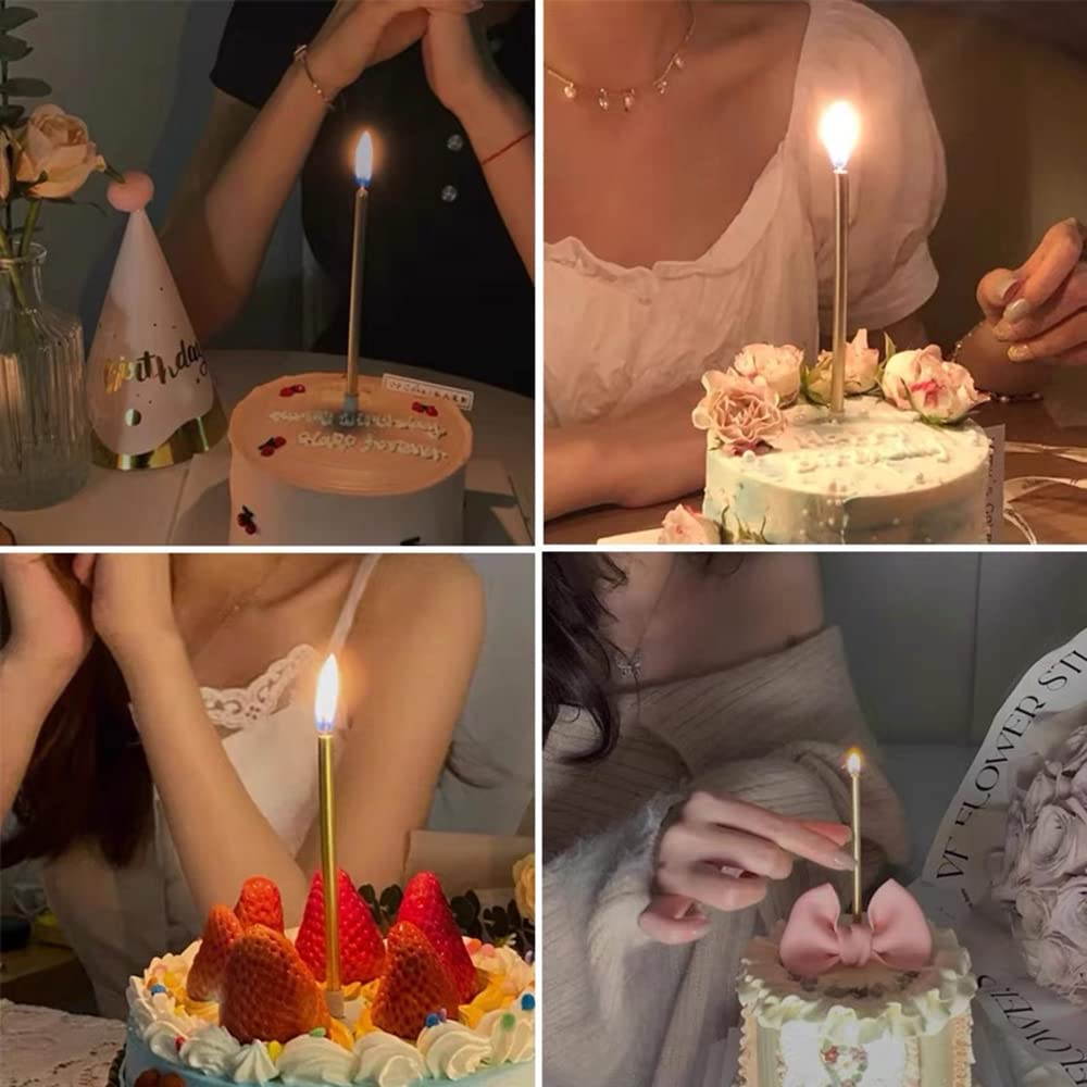 Candela Compleanno 100 Pezzi Candeline Copleanno Candele Per Torta A  Spirale Ini Candeline Lunghe Compleanno Sottili, image size:1000x1000