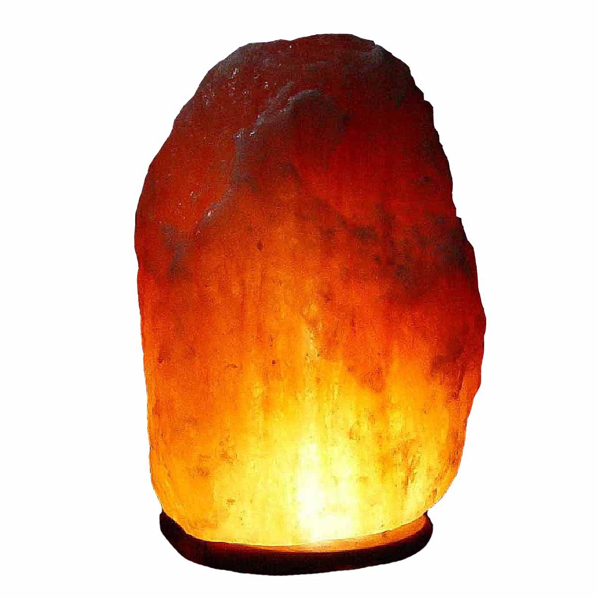 Salz Lampe von 2 kg bis 26 kg frei wählbar Kristall Lampen Salt Range Pakistan mit Spezial Leuchtmittel und Kabel in 175 cm SCHWARZ (14-16 kg)