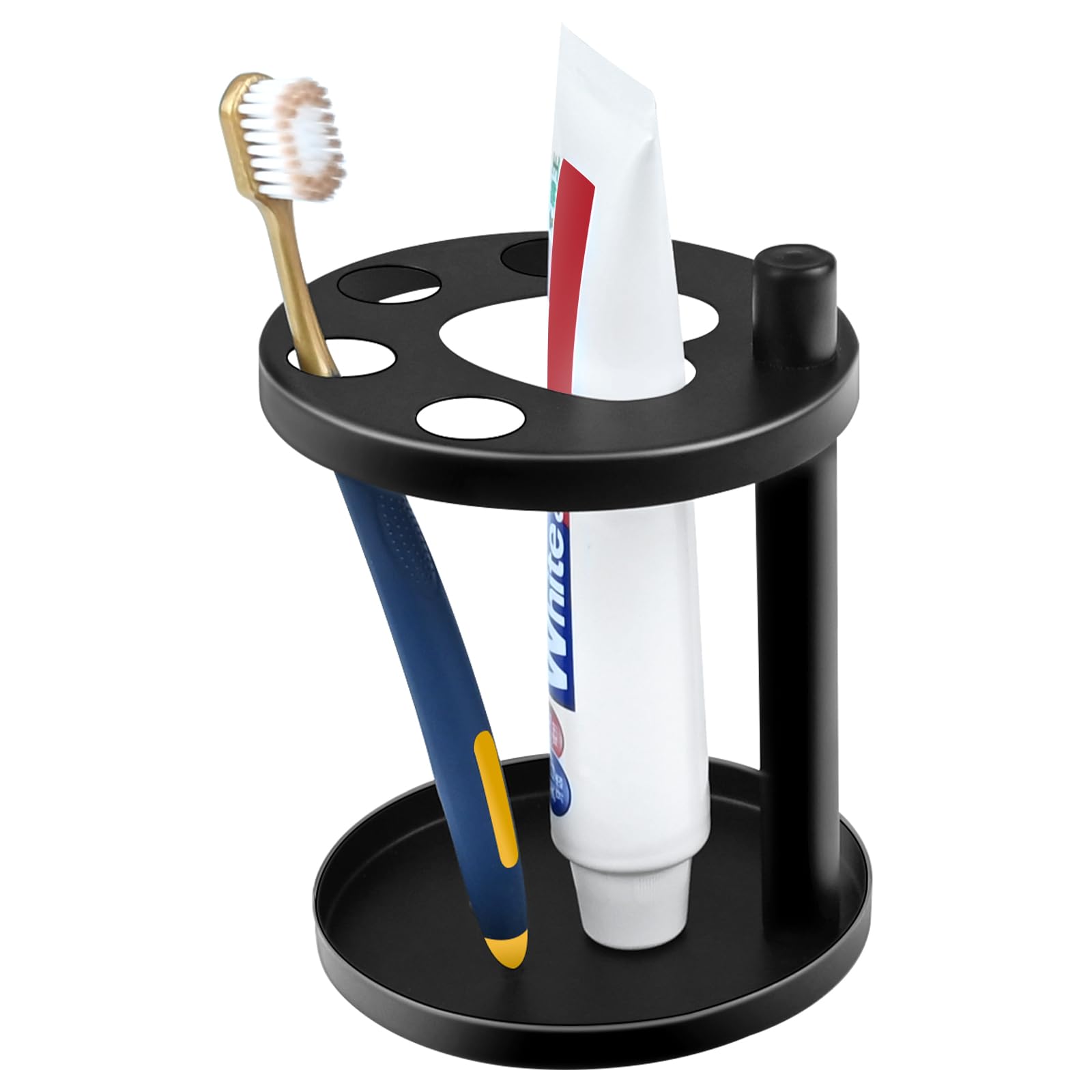 Support de brosse à dents manuel et rasoir avec organisateur dentifrice