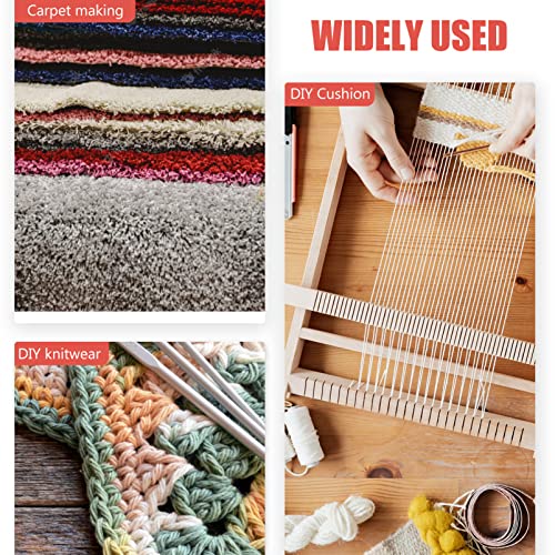 Image of SEWACC Latch Hook Yarn for Rug Making - 12 Pcs Acrylic Yarn Precut Tapestry Supplies for DIY Craft Projects and Knitting