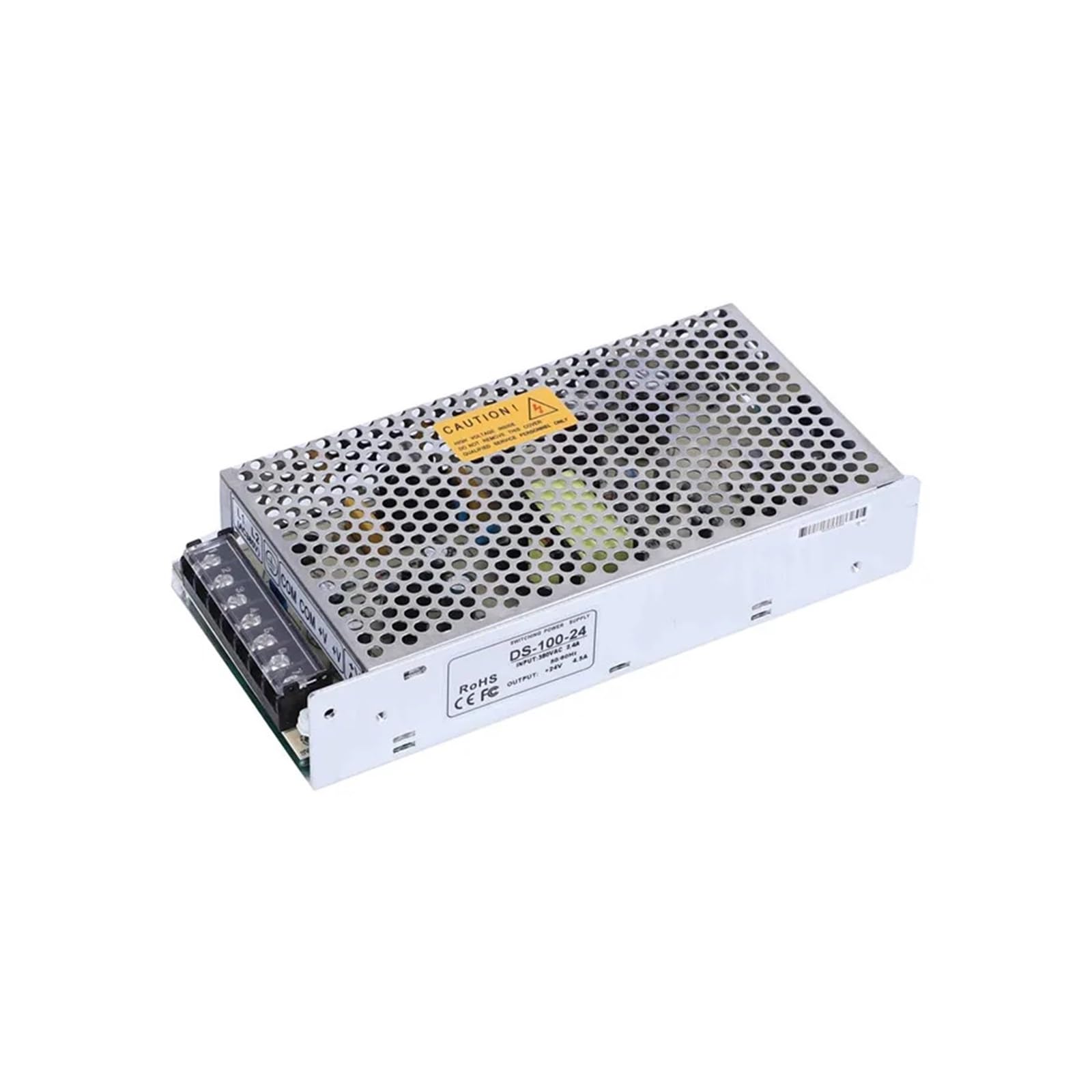 BRODEFUP 380VAC to DC 12V/24V 100W Switching Power Supply AC-DC 12V 8.3A 24V 4.5A for PLC control system automation equipment DS-100w(12V 8.3A)