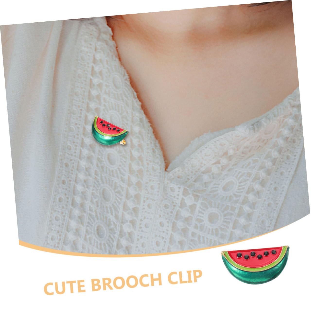 STOBAZA 5 Sätze Teiliges Wassermelonen Broschen Anstecker Kreative Stilvolle Anstecknadeln Für Kleidung Pullover Schals Und Kleider Niedliche Retro Broschen Für Besondere 8 Stück * 5