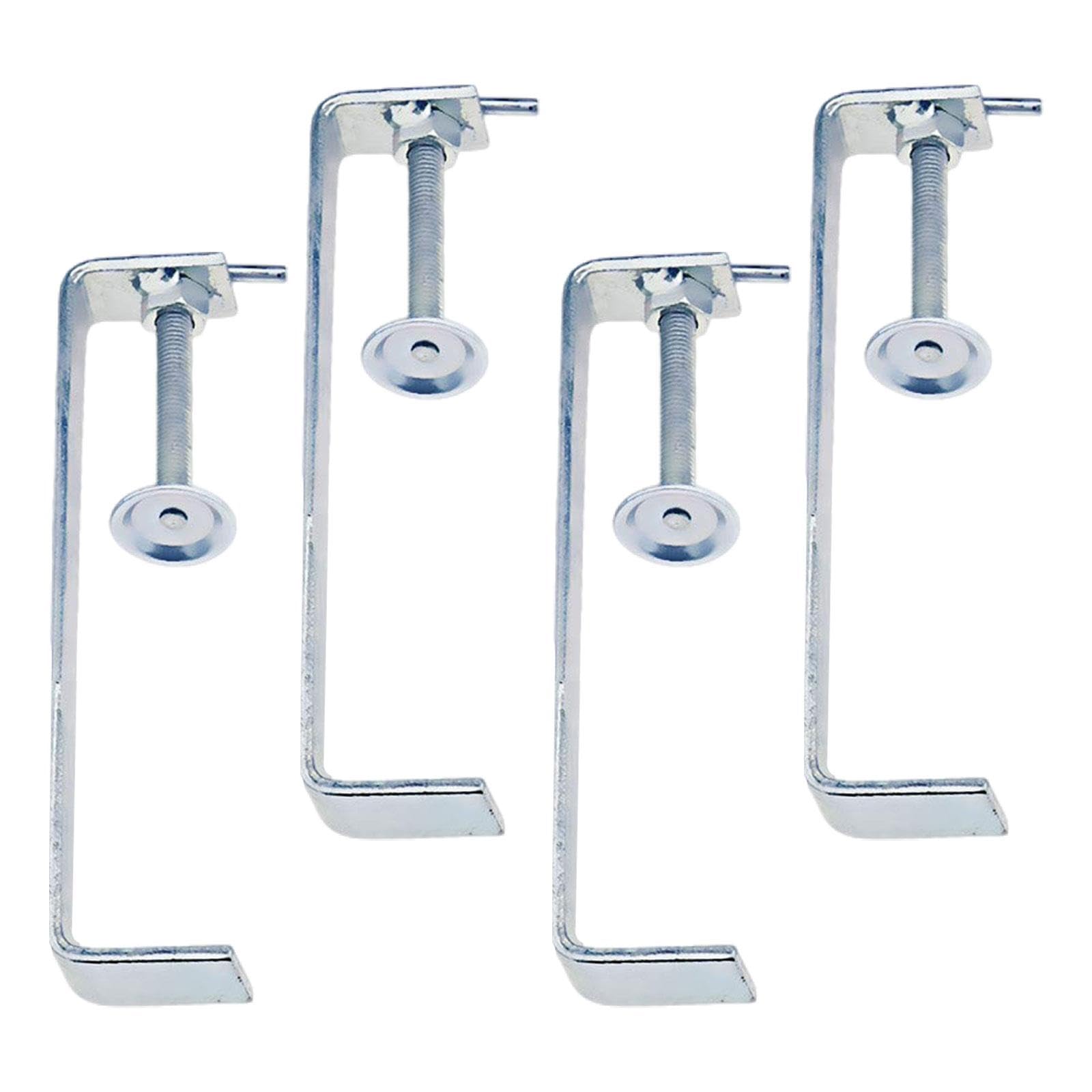 Set di 4 Morsetti per Mattoni, Robuste Staffe in Acciaio per Carpentieri, Lunghezza 20 Cm