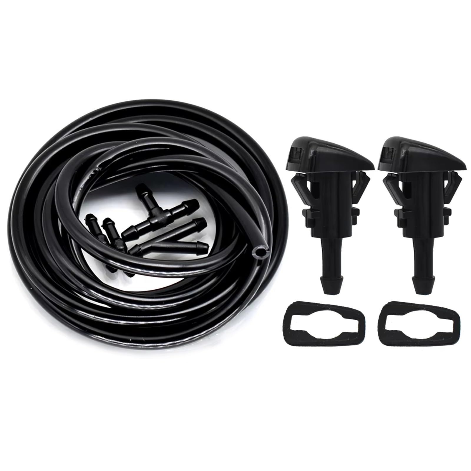 Car Windshield Sprayer Compatible with Subaru for Impreza 2008 2009 2010 2011 2X Front Windshield Wiper Washer Nozzle Spray Jets Hose OEM：86636FG051