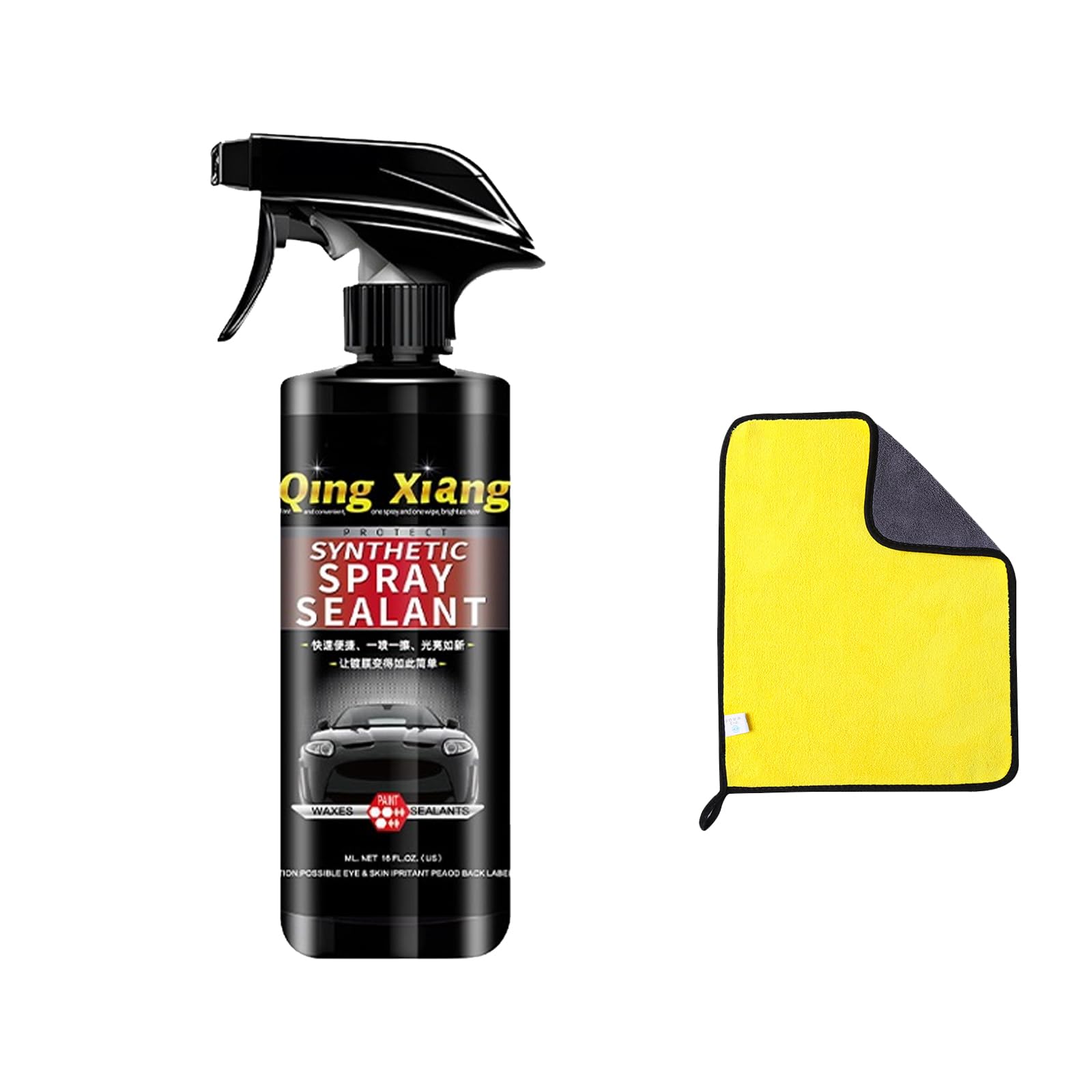 車用コーティング剤 500ML クイックコーティングスプレー Qing Xiang Synthetic Spray Sealant 撥水防汚 超耐久 耐高温 全車適用 (1)