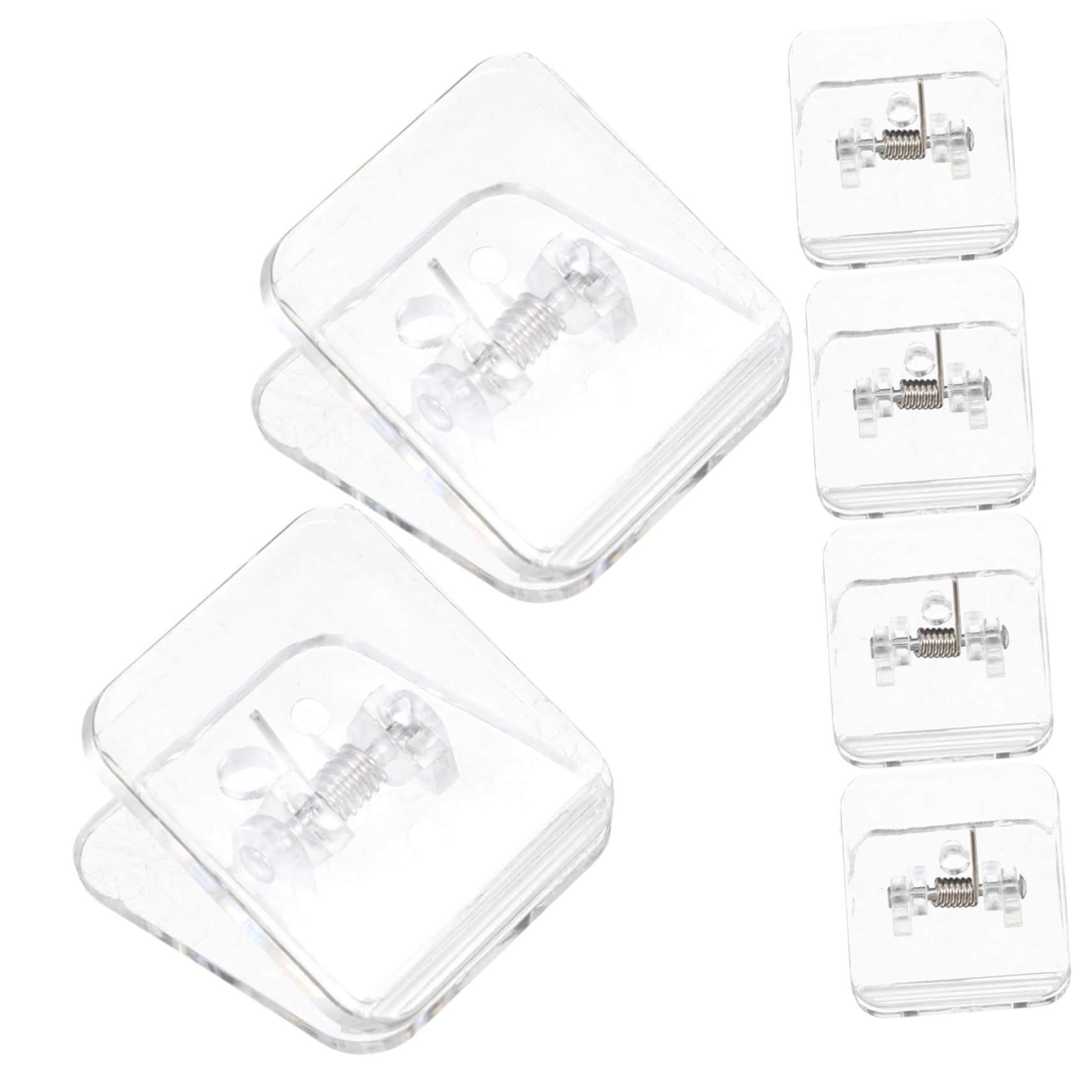 Hemoton Pee Pad Holder for Dogs Wall Mount Clip Dog Pee Training Pad Holder Adhesive Easy to Install