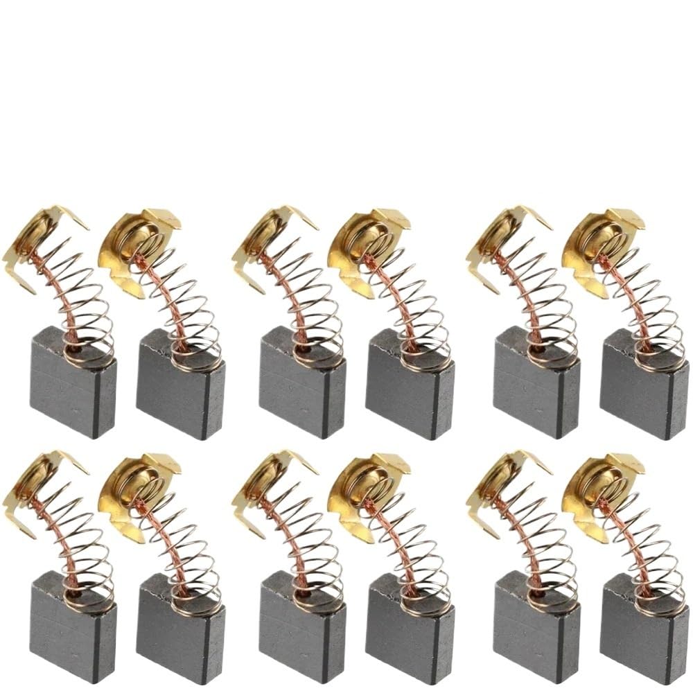 Vcaldgfz 8Pcs 10-2Pcs For Cb-204 Cb203 Disassembly Hammer Angle Grinder Carbon Brush Replacement Accessories For 9029 9049(8Pcs)
