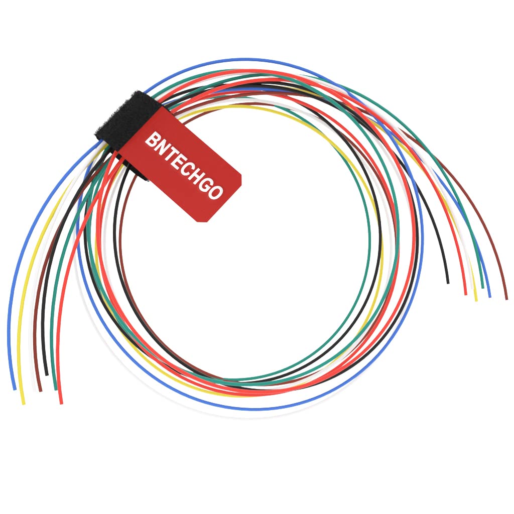 BNTECHGO 30 Gauge Silicone Wire Kit 7 Color Each 10 ft Flexible 30 AWG Stranded Tinned Copper Wire