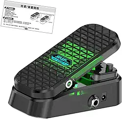YIJU Pedal Wah e Volume Pedal de Efeitos para Guitarra Elétrica Profissional Pedais de Controle para Baixistas que Buscam Controle Versátil