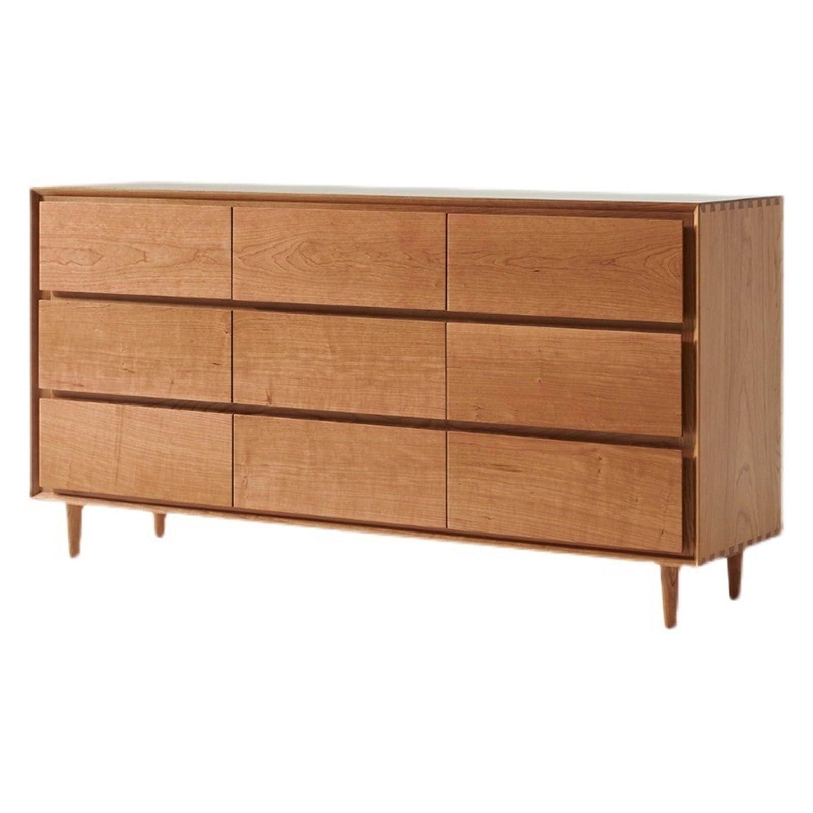 Dh2yjnbf3 One Color Bedroom Solid Wood Chest Of Drawers Cabinet Household Storage Sideboard Living Room Against The Wall Bucket Storage Organizer