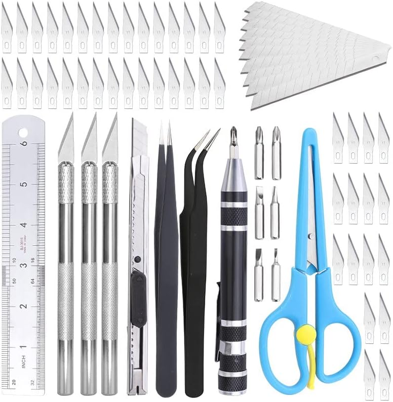 KAOBUY Metal Scalpel Knife Tools Kit Cutter Knifes Carving Tool Paper Cutter Craft Engraving For DIY Stationery Utility Knife