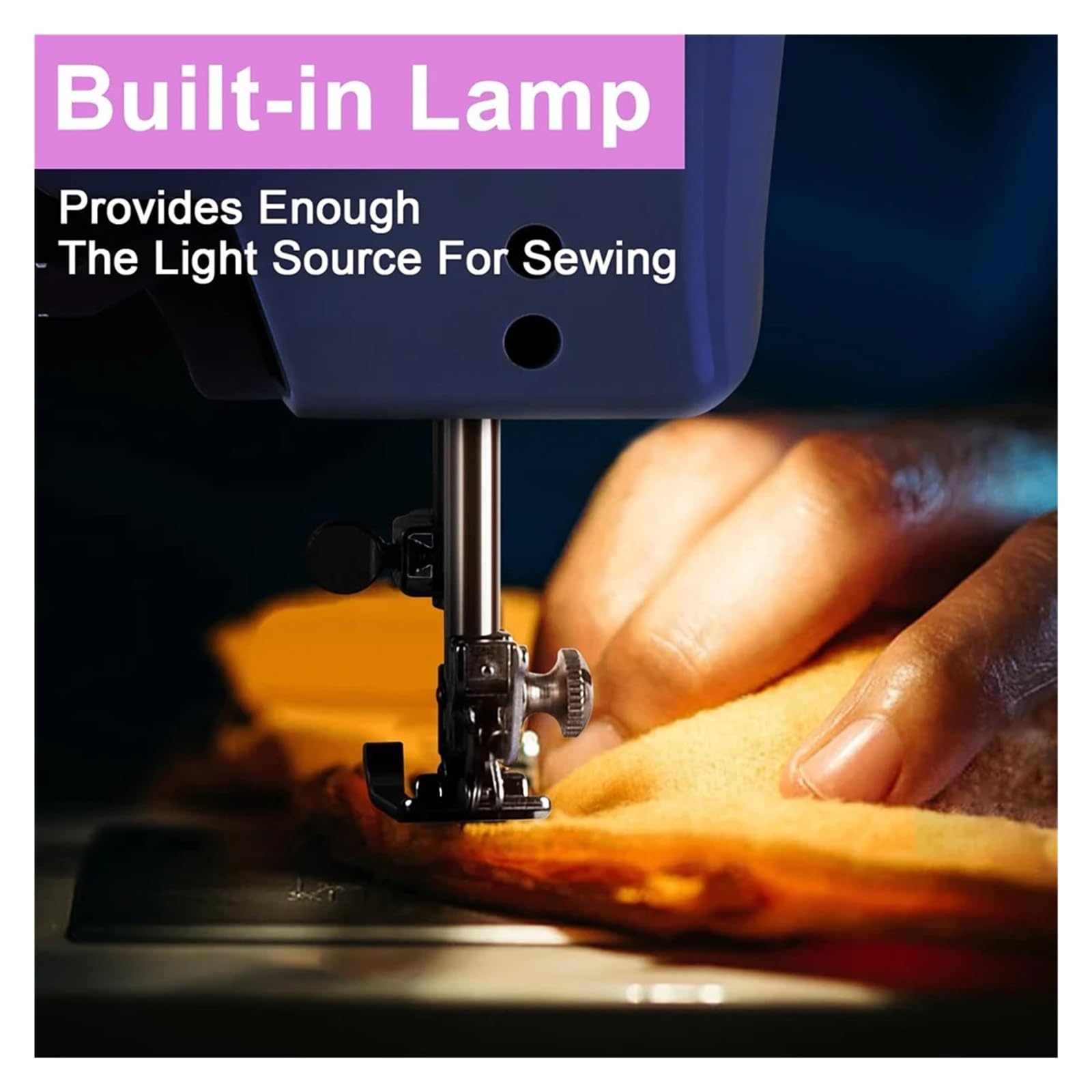 Maszyna Do Szycia Crafting Mending Machine Double Speeds Travel Sewing Machines 12 Wbudowanych Ściegów Zestaw Z Pedałem Nożnym Dla Początkujących Proste I Szybkie Szycie