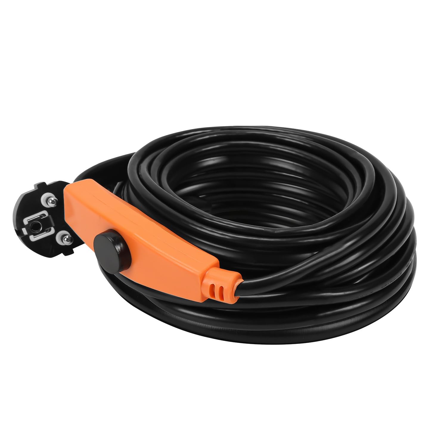 Cavo di riscaldamento, protezione antigelo, 8 m, 128 W, con termostato, riscaldamento tubolare con interruttore automatico, nastro riscaldante per tubi dell'acqua in casa, piscina, stagno