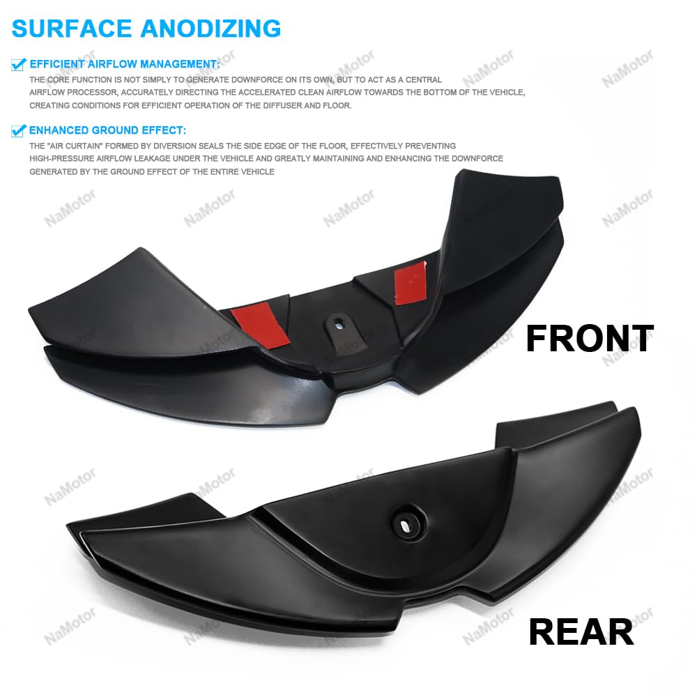Spoiler anteriore per MT 07 MT07 2024 2025 Kit di ala aerodinamica del spoiler anteriore Winglet