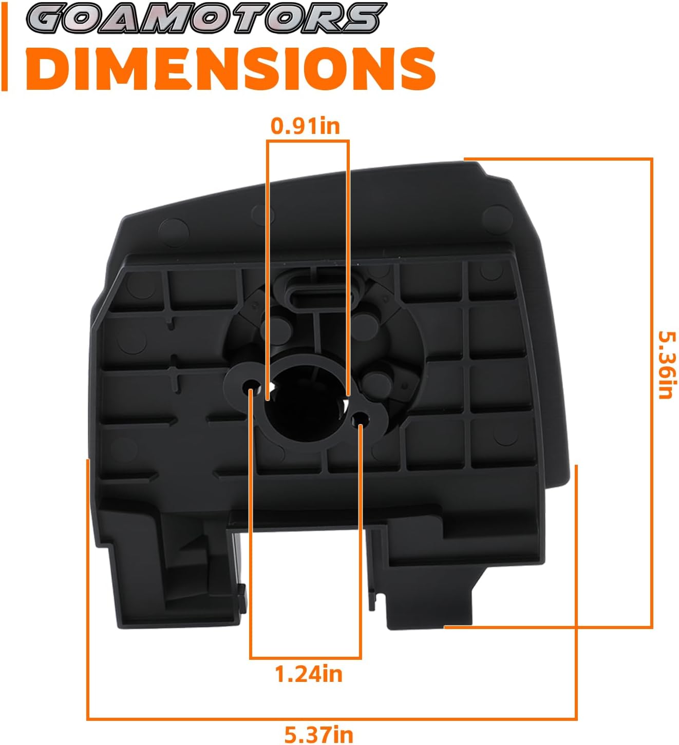 GoaMotors MS661 Air Filter and Air Filter Base Intake Baffle Fit for STIHL MS661 Chainsaw, Replace # 1144 140 1200
