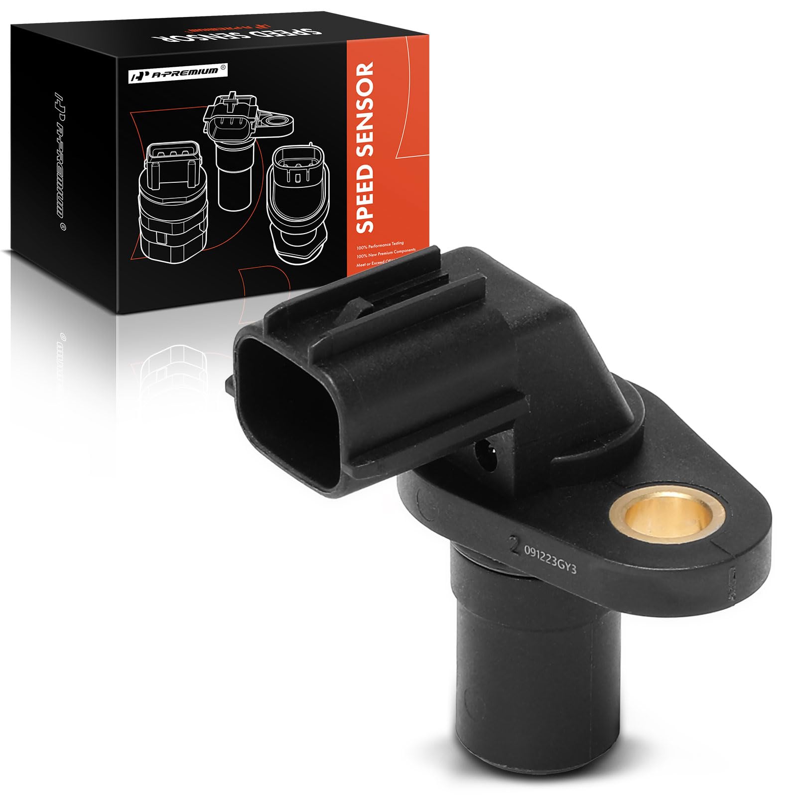 A-Premium Speed Sensor Replacement for Kia Rio 2001-2005 Sephia Spectra, AT, with 2 Pins Terminal, Input