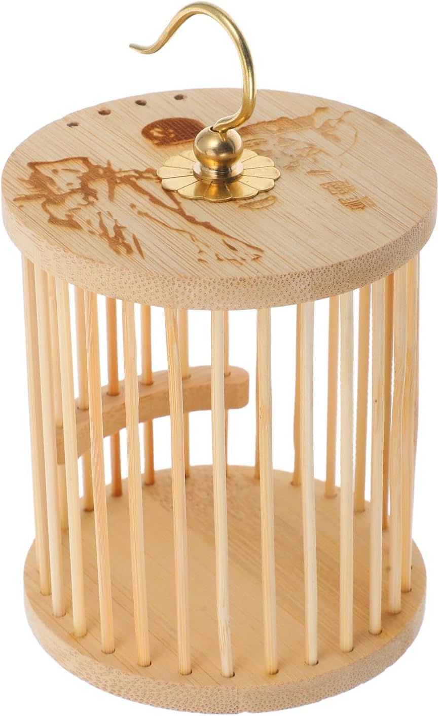 Wooden Grasshopper Cage for Portable Use and Versatile Housing