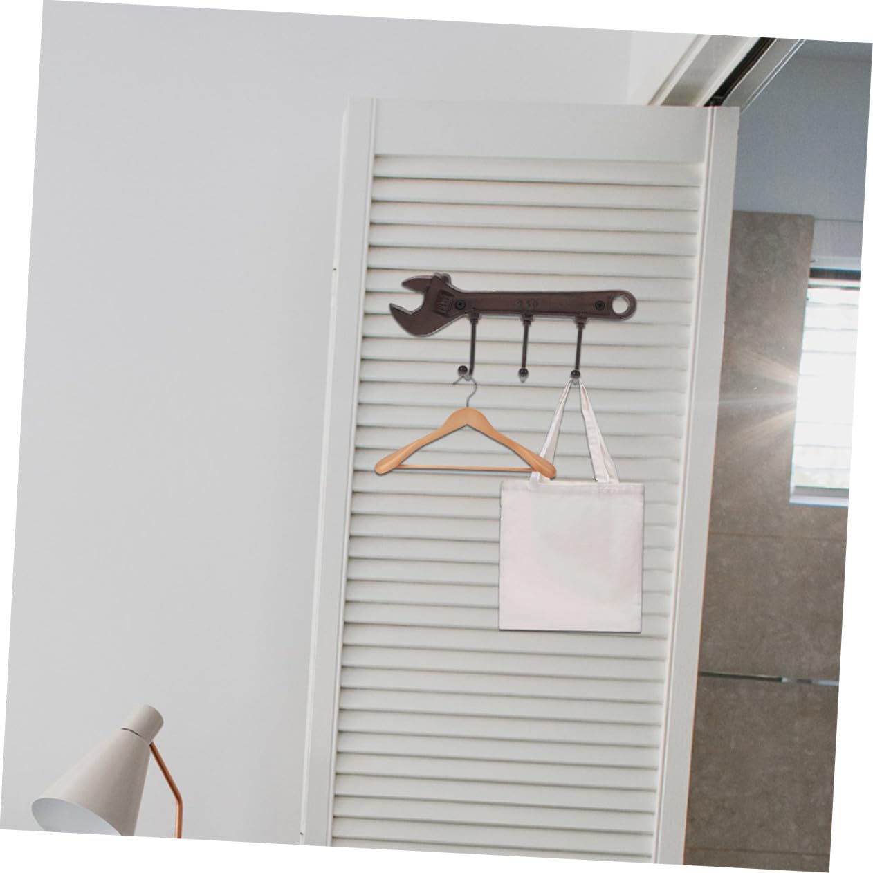 ABOOFAN 2pezzi Gancio da Parete Retrò Appendiabiti per Cappelli in Ferro Gancio per Cappelli da Bagno Carico Pesante Ganci Decorativi Multiuso per Casa Cucina Soggiorno