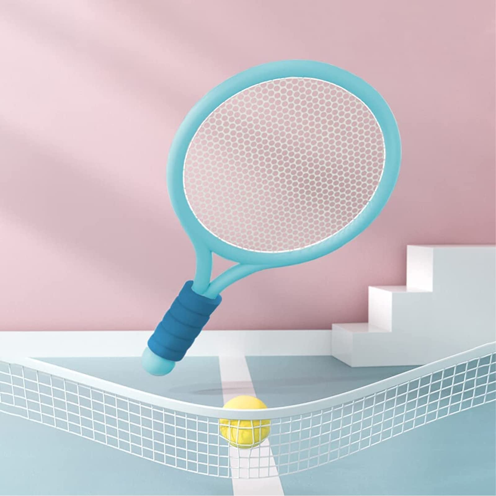 Badminton set Per Bambini,Mini Set Per Racchette Badminton ，Leggero Badminton Kit Per,Racchetta da Tennis per Bambini,per L'Allenamento dei Bambini E Il Gioco Casual Sport