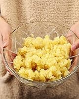 Vista 3 de Triturador de patatas de nailon, suplemento para bebés, trituradora de silicona con mango antiadherente, antiadherente para puré de verduras