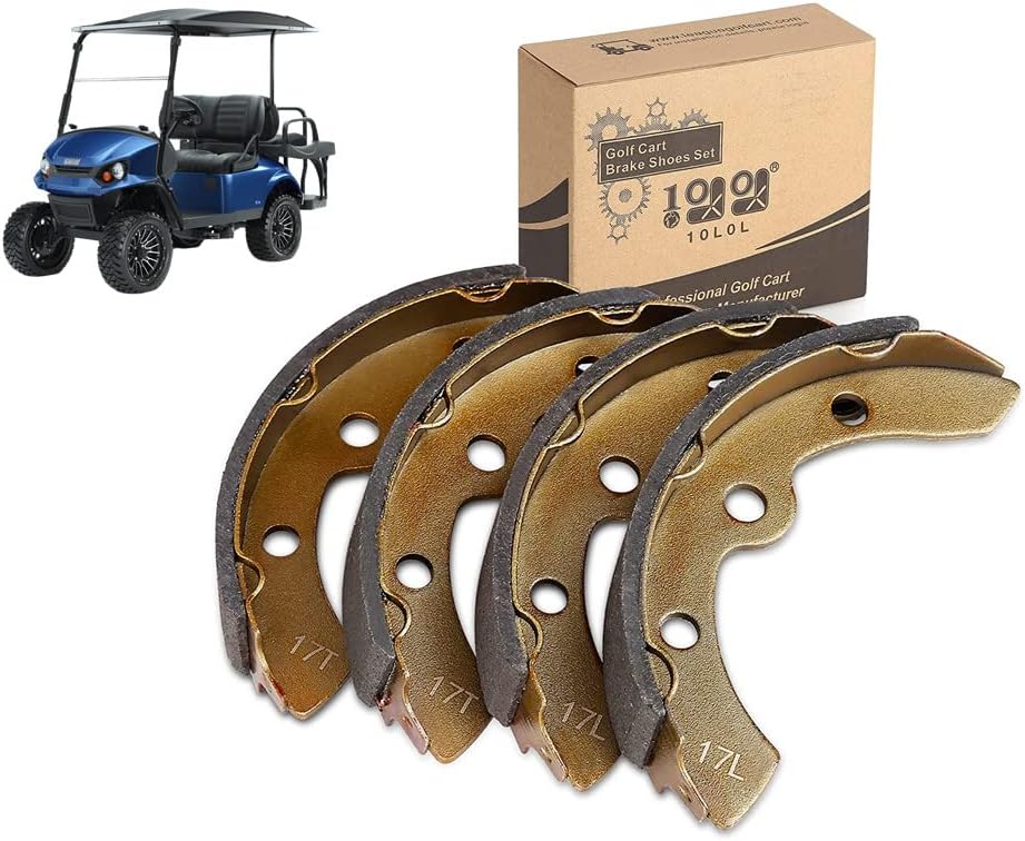10L0L Golf Cart Brake Shoes Fits Club Car (1995up) DS and Precedent