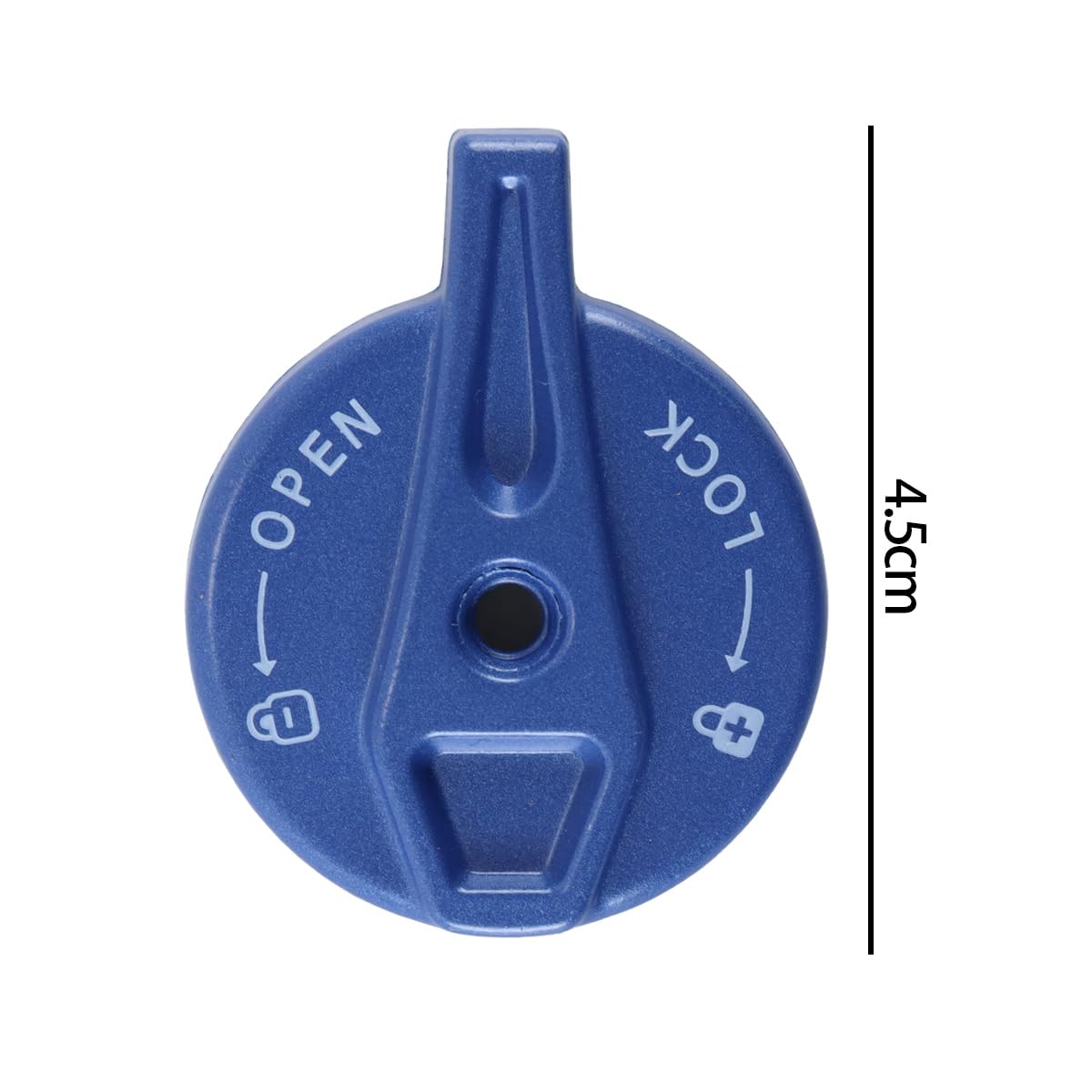 Tappo di ricambio in lega di zinco blu per interruttore di blocco remoto della forcella anteriore della bicicletta per forcella ammortizzata della mountain bike